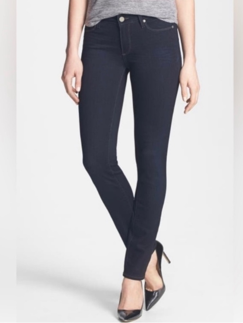 PAIGE 'Skyline' Skinny Jeans (Mona) Sz26